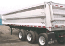 End-dumper trailer type