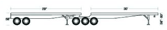 Super B-Train Flat Deck trailer type